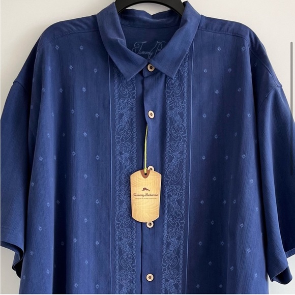 Tommy Bahama silk wai-tiki ss shirt - Picture 3 of 12